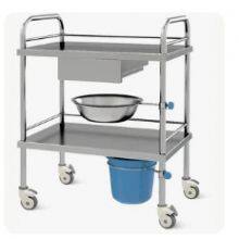 STAINLESS STEEL HOSTIPTAL TROLLEY thumbnail-4