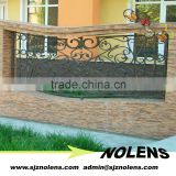 Galvanized or Power Coated Wrought Iron Metal Garden Fence Prices/Wrought iron fencing/Modern Welded Wrought Iron Fence