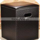 Leather Storage Box Wholesaler,2015 Home Folding Chair Storage Box,Fashion Organizer thumbnail-1