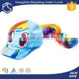 Making Oem Funny Hats With Hair Attached