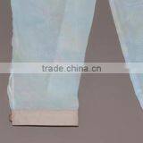 New Style Mix Color Deep Open Neck Thin Women Chiffon Blouses for Fat thumbnail-6