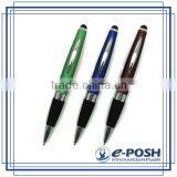 Promotional Rubber Gripper Aluminum Luxury Metal Cross Refill Stylus Pen thumbnail-2