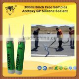 300ml Black Free Samples Acetoxy GP Silicone Sealant