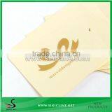 Sinicline Clear PVC Sticker Labels With Gold Foiled Stamped