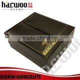 New Design Creative Leather Watch Box,silk Printing Logo Leather Watch Display Case,black pu Leather Watch Packaging