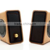 Natural bamboo speaker