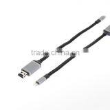 Walnut Flash Drive With Charge Function thumbnail-1