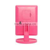 Touch Sensor Free Rotating LED Lighted Cosmetic Mirror Stand thumbnail-3