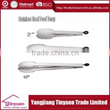 Stainless steel handle silicone tongs Stainless Steel Food Tong