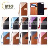 Double Color PU Wallet Leather Case With Strap Stand Case With Inside TPU Phone Case for Iphone 6s 6s Plus thumbnail-1