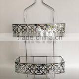 Bathroom Shower Caddy for Shampoo, Chrome thumbnail-1