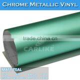 CARLIKE Air Release Free Metallic Chrome Sticker For Car Wrap Matt Paper