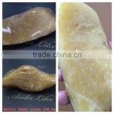 Polished Natural Baltic Amber stones weight 240.6g. , Amber raw stone