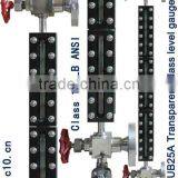 UB-A Transparent Glass Tube Gauge With Mica Optional for Colorless and Transparent Liquid in Good Light Condition