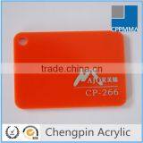 Factories Sale Orange Cast Acrylic Sheet
