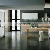 Mixed Style Kitchen Cabinet Cupboard Lacquer Mixed Wood Veneer