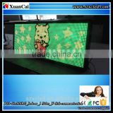 Indoor led screen P10-48x128RG Time, date, graphic LED message sign display panel