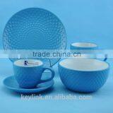 Newly Designed Stoneware Dot Pattern Dinnerset thumbnail-6