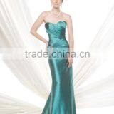 Wholesale 2015 New Swetheart Party Dress Elegant Satin Evening Gown Pleat Prom Dress XP-69 thumbnail-1
