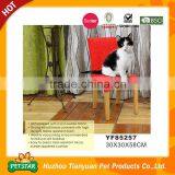 Pet Sofa With Cushion and Pillow PU Leather Dog Sofa Pet Bed in Black thumbnail-3