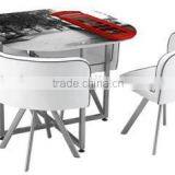 MELI LONDON 1+4 Dining Table Set thumbnail-1