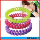 New and Fashion top 10 silicone wristband style cheap magnetic silicon wristband