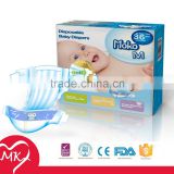 Economic free sleepy breathable high quality disposable baby diapers oem manufacturer