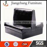 Restaurant Furniture Black Leather Booth Seating JC-J40 thumbnail-1