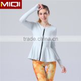 Miqi Apparel 2016 New Activewear Wholesale Women Sports Wear Sexy Design Yoga Jacket