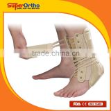 Orthopedic Ankle Support--- O9-001 Ankle Brace w/ Adj. Lace