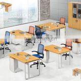 Quanya Modern Wooden Furniture Computer Desk Table Office Desk Small Staff Desk thumbnail-1