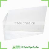 Paper Material and Eco-Friendly Disposable Feature coated Paper Sheets,