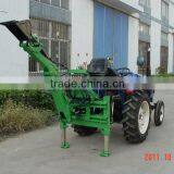 Маленький садовый трактор-лоадер с экскаватром Kubota трактор с экскаватром thumbnail-3