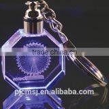 Factory Wholesale LED Light Crystal Key Chain With Customized Log for Promotional Gift thumbnail-2