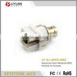 LY-KJ-AP03-BN GOOD Keystone Jack-Modular BNC Female To Female