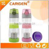 Clear Plastic Kids Sport Tea Strainer Water Bottle thumbnail-2