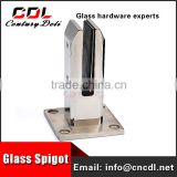 square Spigot stainless steel glass clamp