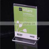 Desktop A4 Size Perspex Menu Holders, Menu Holder for Restaurant