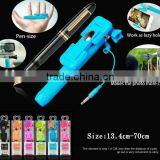 2015 Fashion Mini Monopod,Cable Selfie Stick Monopod, for Christmas Gift thumbnail-6