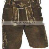 BROWN LADIES SUEDE LADERHOSEN SHORT PAKISTAN SIALKOT