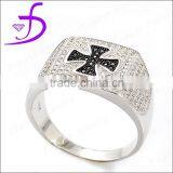 Factory Direct Sale 925 Sterling Silver Jewelry Micro Setting Men Ring thumbnail-1