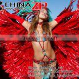 CHINAZP Good Looking Plumage Wholesale Dyed Kelly Green Turkey T-Base Body Feathers for Sale thumbnail-6