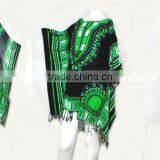 Vintage Retro HIPPIE BOHO GYPSY ART Music Festival African Dashiki Fringe Shirt Shirts BLACK thumbnail-3