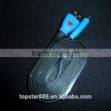 Newest Fashionable USB Noodle Data Sync Cable Charger Cord Smile Charging for iPhone 5 5S iPad 4 Mini ipad Air