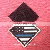 Safe Sword Logo PVC Rubber Badge With Removable Hook and Loop thumbnail-5