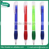 Retractable transparent color customized logo ball-point pen