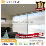 Outdoor Pvc Roller Blinds Sun Protection Fiberglass Cloth Screen Fabric thumbnail-2