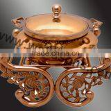 Handmade Chafing Dish for Sale | Brass Made Chafing Dish | Metal Made Chafing Dish | Party Supplies Chafing Dish thumbnail-5