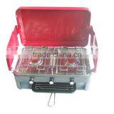 Garden Party Backyard Party Outdoor Portable Gas Double Burner BBQ Grill Stove thumbnail-2