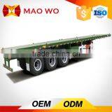 3 Axles 40tons Container 40ft or 20ft Flatbed Semi-trailers thumbnail-4